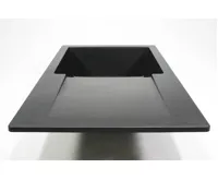 GRANISIL PROBA 765.0 Granitový dřez s odkapem, černý (6)