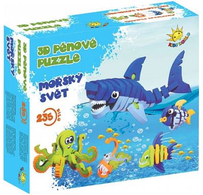 Kids World 3D pěnové puzzle Mořský svět