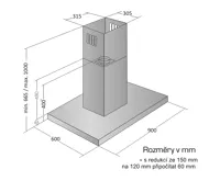 CATA Odsavač par EMPIRE VIP OD 725090 + DÁLKOVÉ OVLÁDÁNÍ (1)