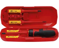 BGS Sada šroubováků VDE ,  s výměnnými čepelemi ,  8 ks.