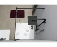 SAPHO DIMY sprchový sloup s termostatickou baterií, černá mat (9)