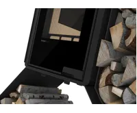 HS Flamingo Krbová kamna FLAMINGO DELUXE ® KAMPA pravá, černá (20)