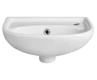 AQUALINE Keramické umývátko 40x25cm, bílá (4)