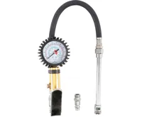 BGS Sada pro huštění pneumatik s manometrem, 0 – 15 barů