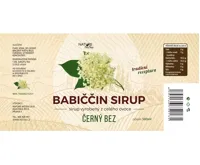 Nature NoTea s.r.o. Babiččin bylinný sirup - Černý bez 0.5l (1)