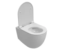 ISVEA INFINITY závěsná WC mísa, Vortex Rimless, 36,5x53cm, bílá (4)
