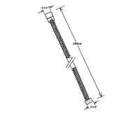 SAPHO Podomítkový sprchový set s termostatickou baterií, box, 2 výstupy, černá mat (3)
