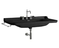 KERASAN WALDORF keramické umyvadlo 120x55cm, černá mat (3)