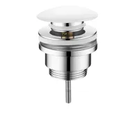 SAPHO Umyvadlová výpust 5/4“, click-clack, keramická zátka, 10-55mm, keramika bílá SAPHO Umyvadlová výpust 5/4“, click-clack, keramická zátka, 10-55mm, keramika bílá