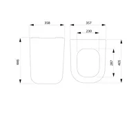 CERASTYLE WALTER WC sedátko, SLIM, Soft Close, bílá (6)
