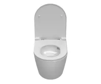 ISVEA INFINITY závěsná WC mísa, Vortex Rimless, 36,5x53cm, bílá (6)