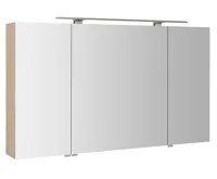 SAPHO MIRRÓ galerka s LED osvětlením, 3x dvířka, 120x70x16cm, jilm bardini SAPHO MIRRÓ galerka s LED osvětlením, 3x dvířka, 120x70x16cm, jilm bardini