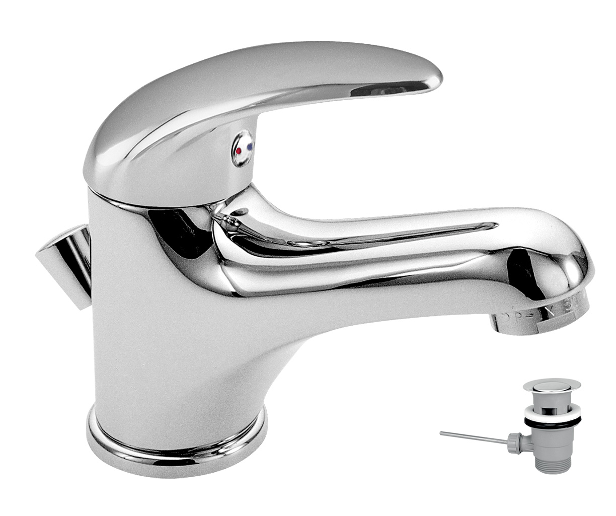 Novaservis umyvadlová baterie s výpustí metalia 55 chrom - 55001,0