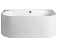 POLYSAN ASTRA DL MONOLITH nástěnná stojící vana 160x75x60cm, bílá (3)