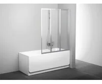 Ravak Vanová zástěna VS3 100 satin +transparent