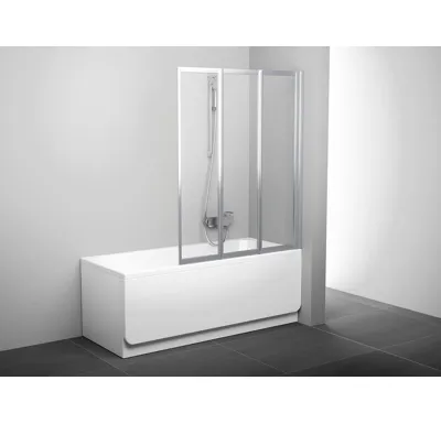Ravak Vanová zástěna VS3 100 satin +transparent
