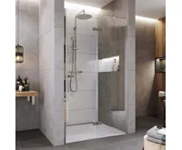 Sprchové dveře, Novea, 110x200 cm, chrom ALU, sklo Čiré, pravé provedení