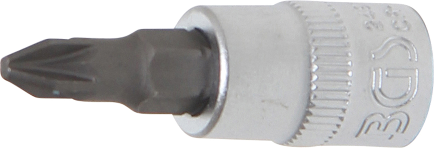 Bgs hlavice zástrčná 1/4" pz 2, zatíž. do 2 kg