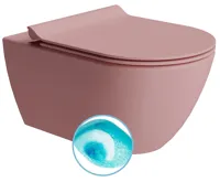 GSI PURA závěsná WC mísa, Swirlflush, 36x55cm, blush dual-mat