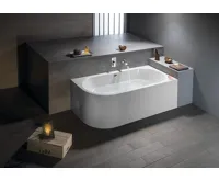 POLYSAN VIVA R MONOLITH asymetrická vana 180x75x60cm, bílá (4)