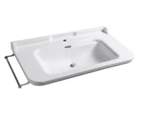 KERASAN WALDORF keramické umyvadlo 100x55cm, bílá (5)