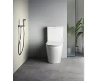 SAPHO Nástěnný ventil s ruční bidetovou sprškou a bezpečnostní pojistkou,kulatý,chrom (3)