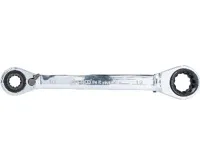 BGS Klíč očkový 10 x 13 - 17 x 19 mm, ráčnový (4)