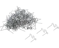 BGS Sada svorek pro opravu plastů,  vlnitý tvar ,  0,6 mm ,  100dílná