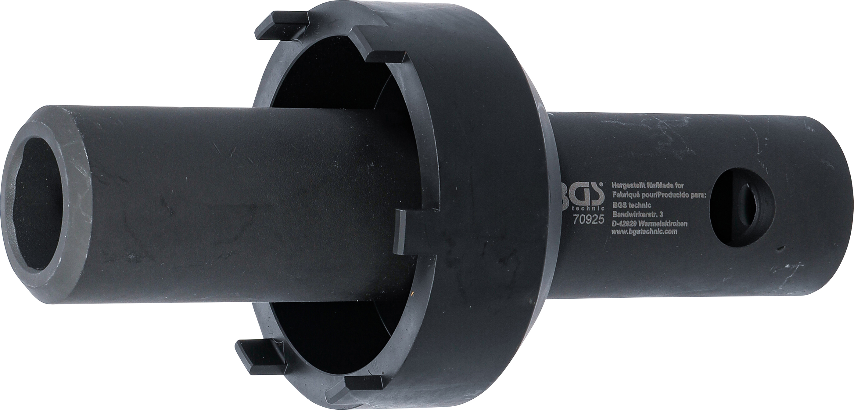 Bgs klíč na matice zadní nápravy se zářezy ,  vnější čep ,  pro mercedes benz ,  92 mm - bgs 7