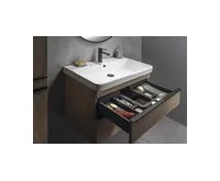 SAPHO SITIA umyvadlová skříňka 56,4x70x44,2cm, 2xzásuvka, dub alabama (1)