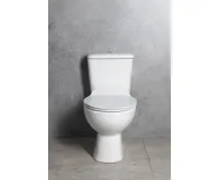 AQUALINE MANUEL WC kombi, dvojtlačítko 3/6l, spodní odpad, bílá (12)