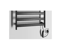 SAPHO ELIAS elektrický sušák ručníků 490x730x110 mm, 105 W, černá mat (1)