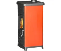 PLAMEN PLAMEN Litinová krbová kamna MAESTRAL N - červená (1)