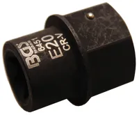 BGS Hlavice nástrčná E-profil E20 x 30 mm,tvrzená,Cr-V BGS Hlavice nástrčná E-profil E20 x 30 mm,tvrzená,Cr-V