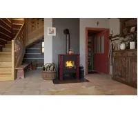 HS Flamingo Kachlová kamna FLAMINGO ® BALI, kachle bordo (11)