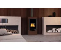 HS Flamingo Krbová kamna FLAMINGO DELUXE ® SINGA, hnědá - sametová (25)