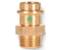 CU solární přechod 8243-15x1/2"-závit venkovní- lisovací