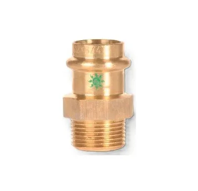 CU solární přechod 8243-15x3/4"-závit venkovní- lisovací