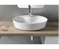 SAPHO MARIANA keramické umyvadlo na desku, 58x41,5cm, bílá (6)