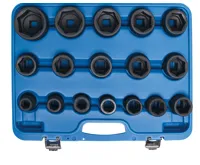 BGS Hlavice nástrčné,  3/4", 19 - 55 mm, tvrzené, 17 dílů BGS Hlavice nástrčné,  3/4", 19 - 55 mm, tvrzené, 17 dílů