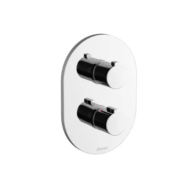 Ravak CR 063.00 Termostatická podomítková Chrome vanová/sprchová s přepínačem