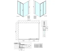 POLYSAN EASY sprchové dveře 1100mm, čiré sklo (9)