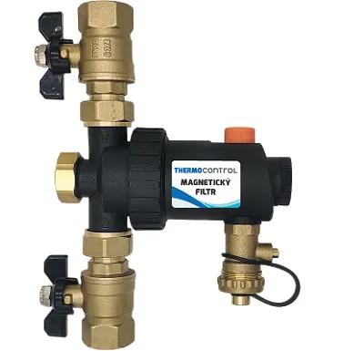 Magnetický filtr kotlový 3/4" Mini, černý