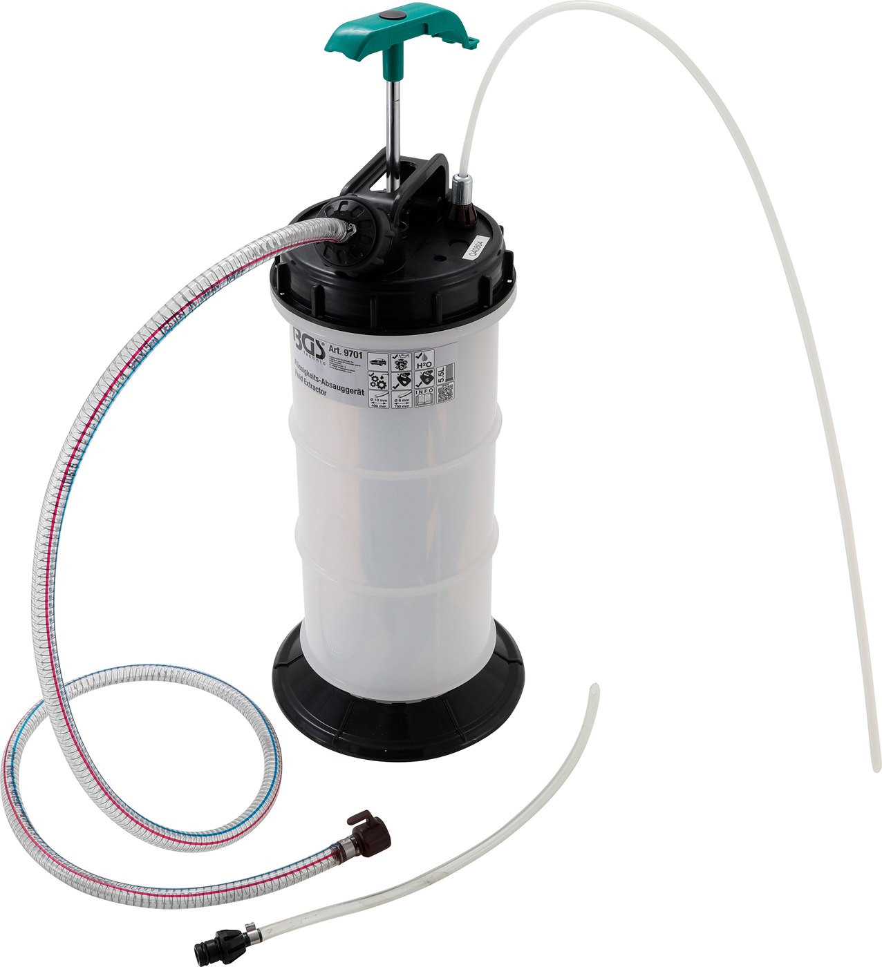 Bgs přípravek pro odsávání kapaliny, 5,5 l