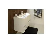 SAPHO ORINOKO umyvadlo, litý mramor, 100x42cm, bílá (1)