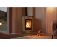 HS Flamingo Krbová kamna MASTERFLAMME ® Medie II, olivová (28)