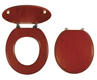 NOVASERVIS Sedátko dýhované orech MDF - WC/ORECHLYRA