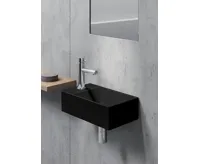 GSI KUBE X keramické umývátko 40x23cm, pravé/levé, černá mat (4)