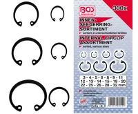 BGS Pojistky seger - vnitřní, sada 300 dílů BGS Pojistky seger - vnitřní, sada 300 dílů