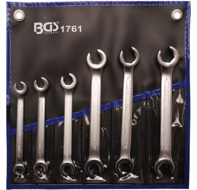BGS Klíče na převlečné matice 8x10 - 17x19 mm, 6 dílů